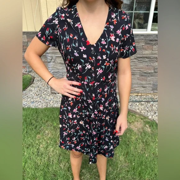 Madewell Floral Dress (Size 6) - Picture 1 of 7